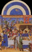 LIMBOURG brothers The Very Rich House of the Duc of Berry France oil painting artist